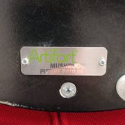 Fauteuil Mushroom rouge par Pierre Paulin
