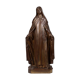 Large Holy Maria Statue in Bronze Painted Plaster, Belgium, 1930s