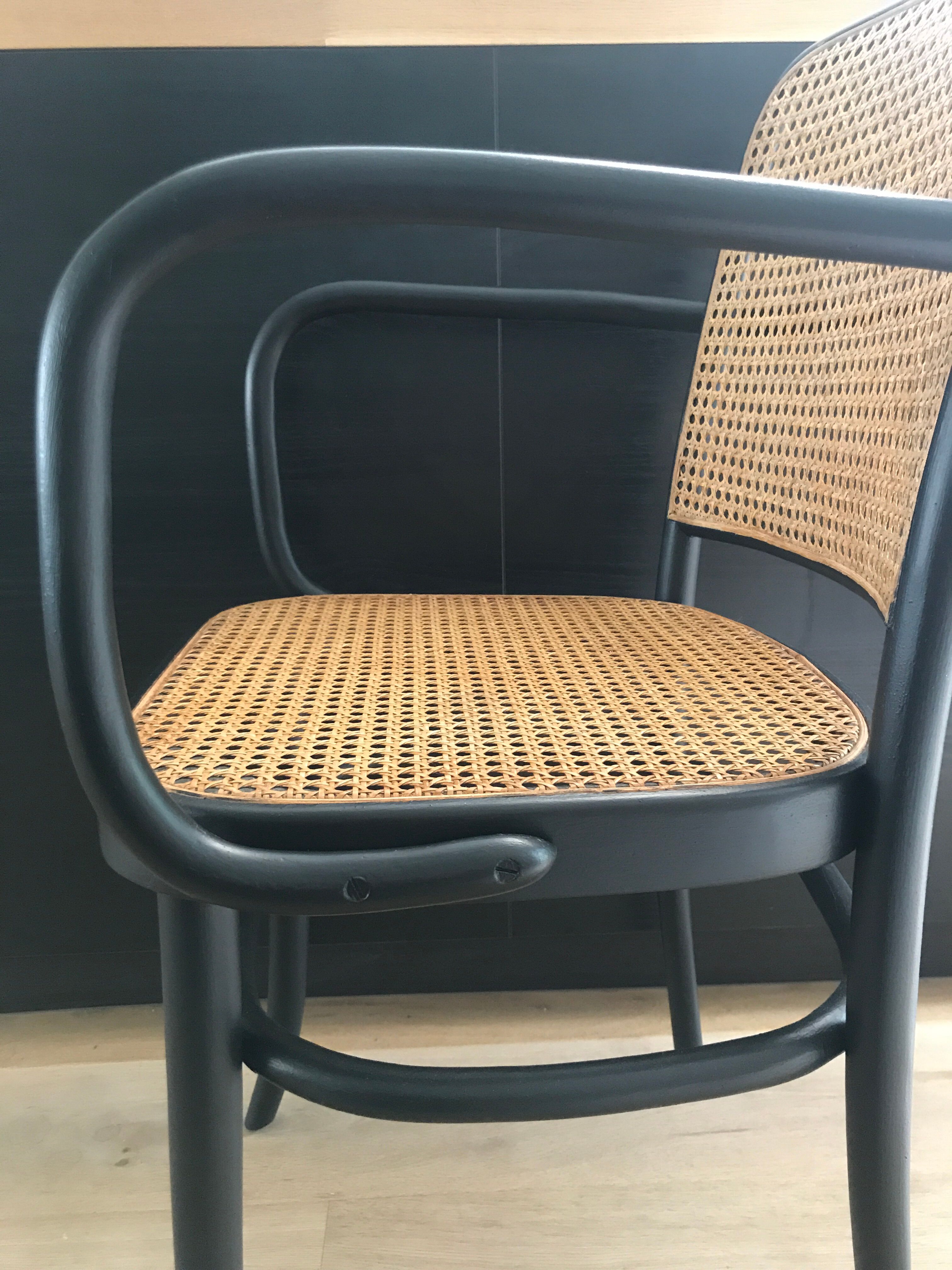 Pair of 811 Josef Hoffman design armchairs
