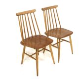 Set of 2 Scandinavian "Fanett" chairs by Ilmari Tapiovaara, Sweden, 1960
