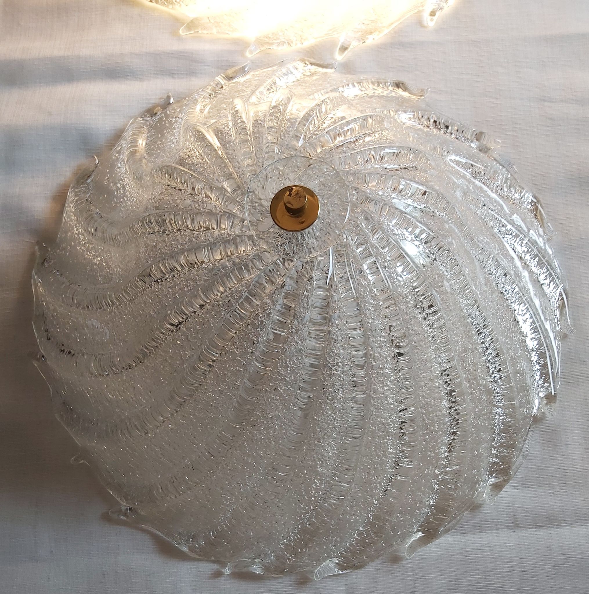 Pair of ceiling ceilings, Murano, Italy