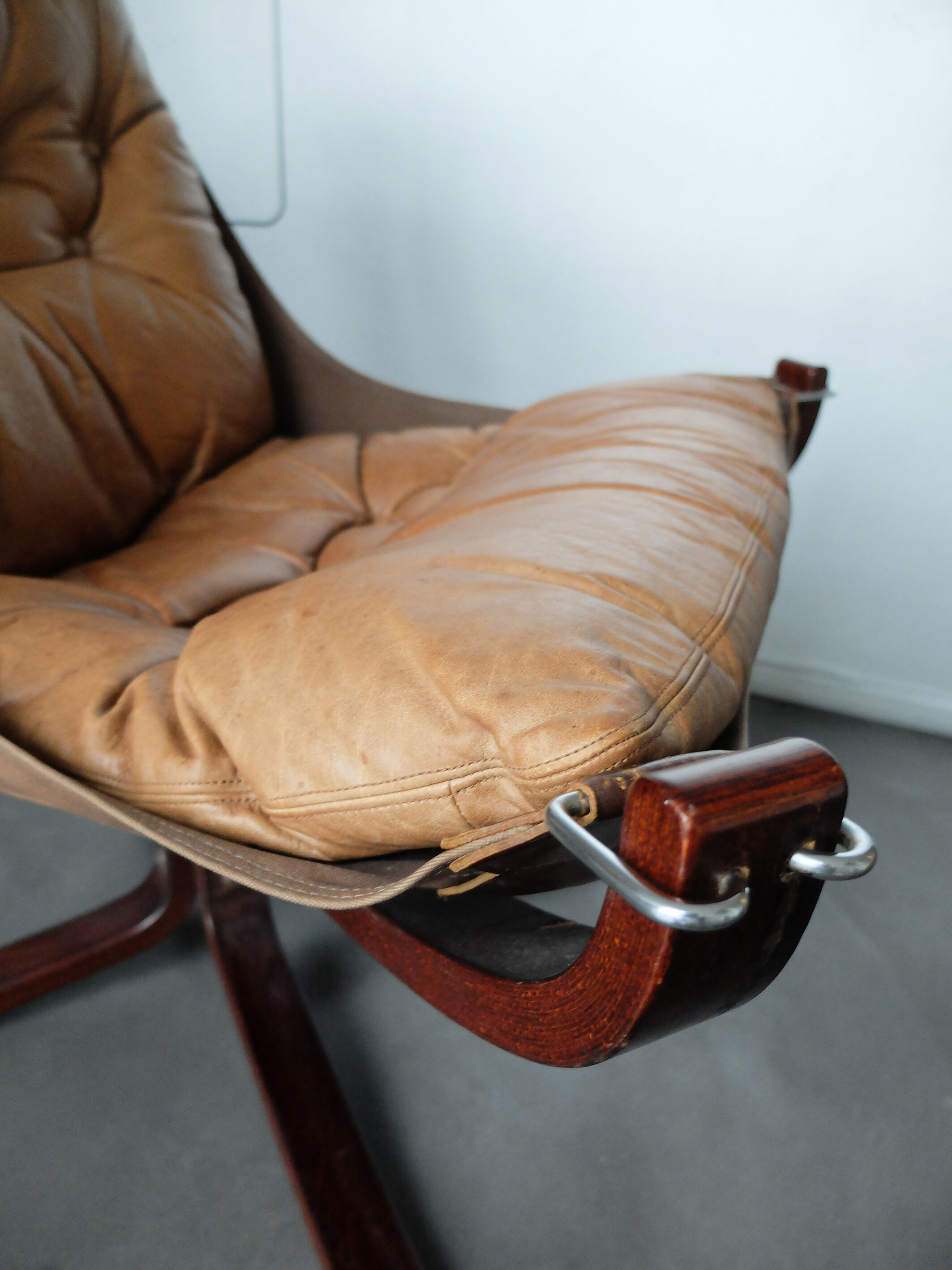 Scandinavian armchair Falcon Chair, Sigurd Resell for Vatne Møbler, Norway 1970