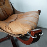 Scandinavian armchair Falcon Chair, Sigurd Resell for Vatne Møbler, Norway 1970