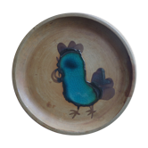 Vallauris pottery plate La Colombe