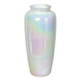 Iridescent glass vase