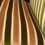 Vintage Récamier sofa in velvet, 1920