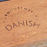 Sewing,Teak, Mid-Century Modern table, Denmark, 1950s/60s.