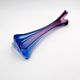 Large Sommerso Vase Murano Violet Blue 34cm