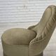 1960s, Danish easy chair, original green furniture velour.