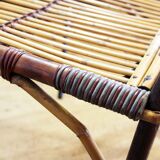 Rattan recliner chair, Bauhaus 1930