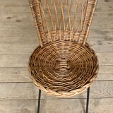 vintage rattan chair