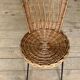 Chaise vintage rotin