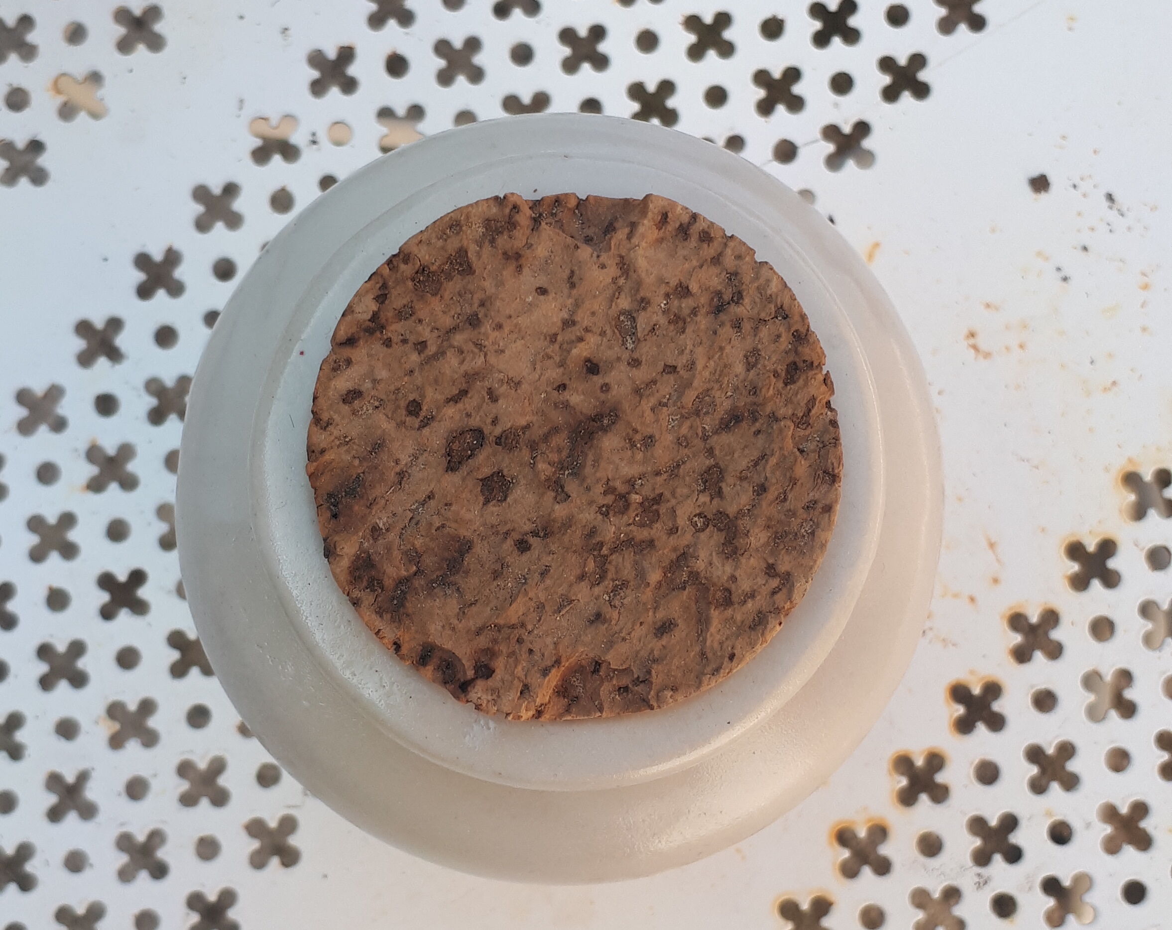 Set of 3 old sandstone pots