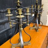Pair of candlesticks with bayonet