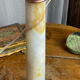 Lamp base in onyx and brass