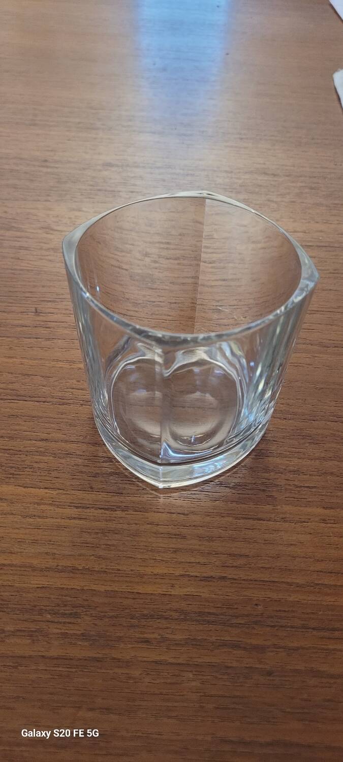 80's whiskey glass