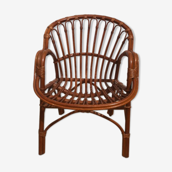 Rattan armchair