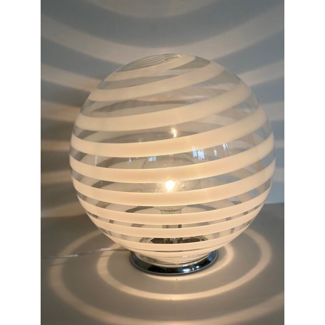 Murano glass table lamp