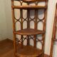 Bamboo and rattan shelf
