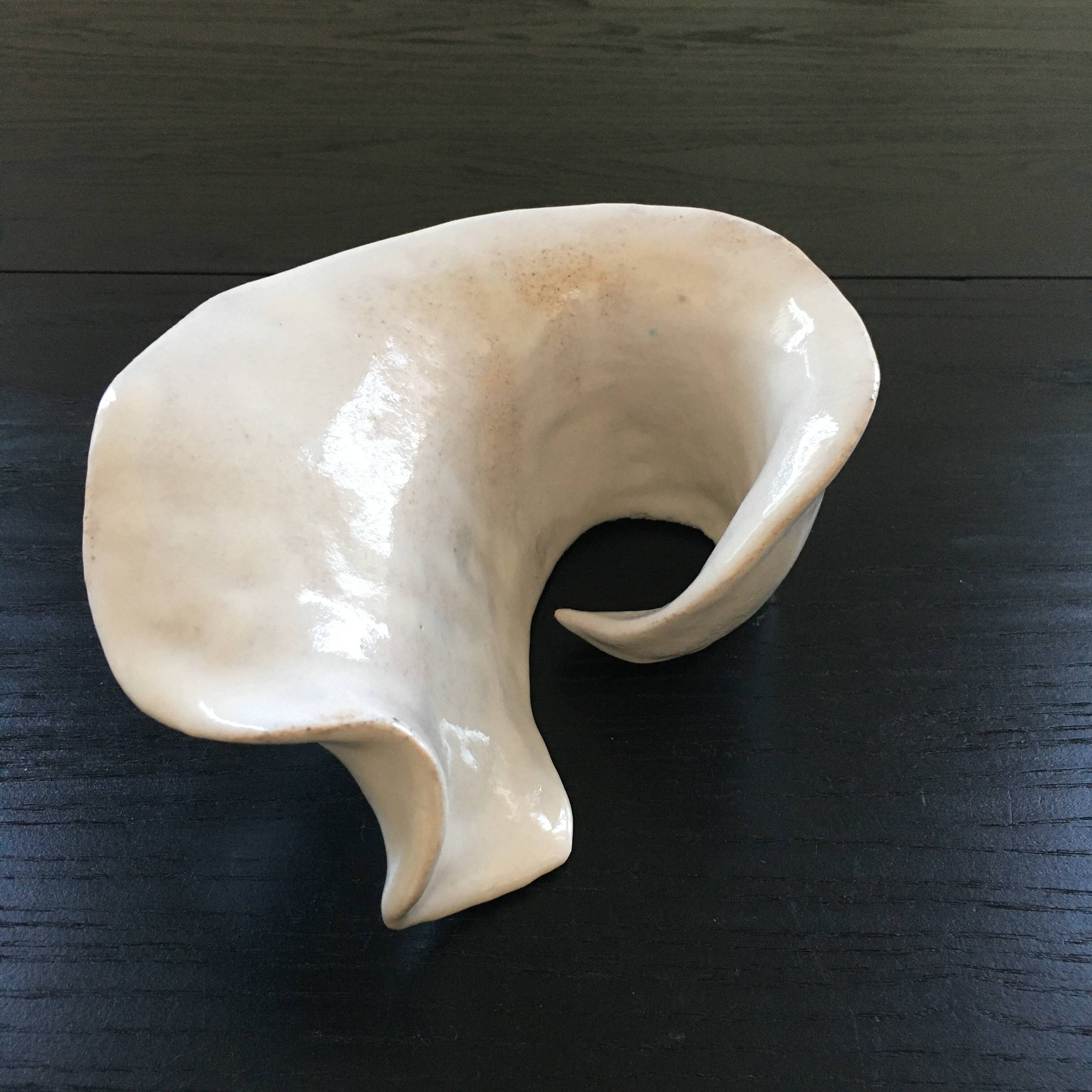 White ceramic shell
