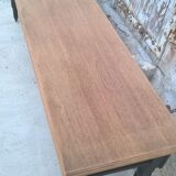 Ancienne table ou console patine noir