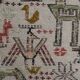 Vintage Turkish kilim handwoven 107x186 cm
