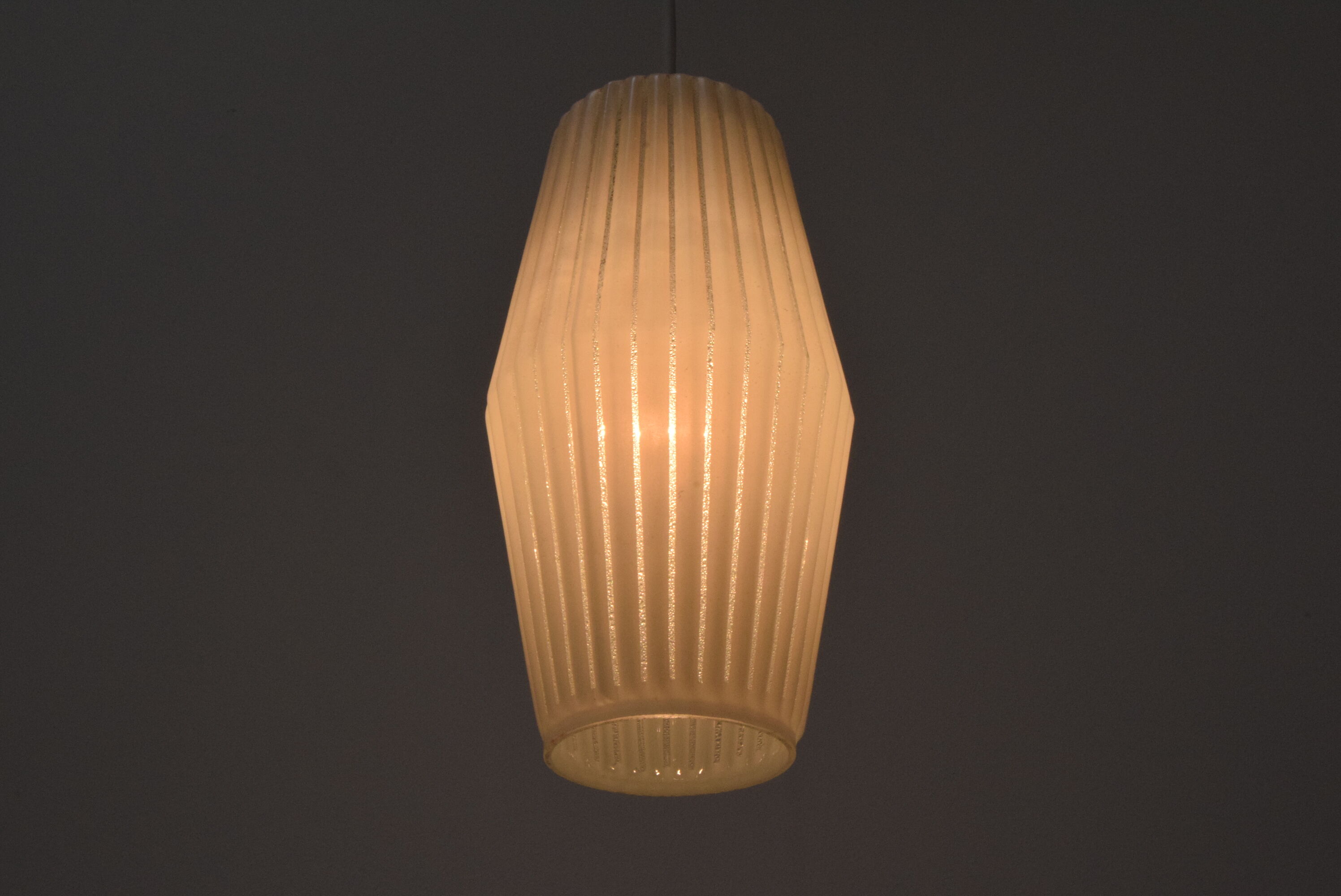 Mid-century Glass Pendant,1960's.