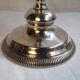 Candlestick with 3 burners in silver metal, Louis XVI style