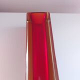 Sommerso vase by Seguso, Italy 70's, Flavien Poli (25.5 cm)