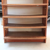 Vintage shoe cabinet teak veneer