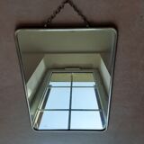 Antique barber mirror, 24x15 cm