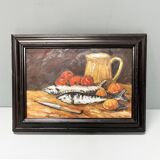 Tableau early 20th century "The Sardines"