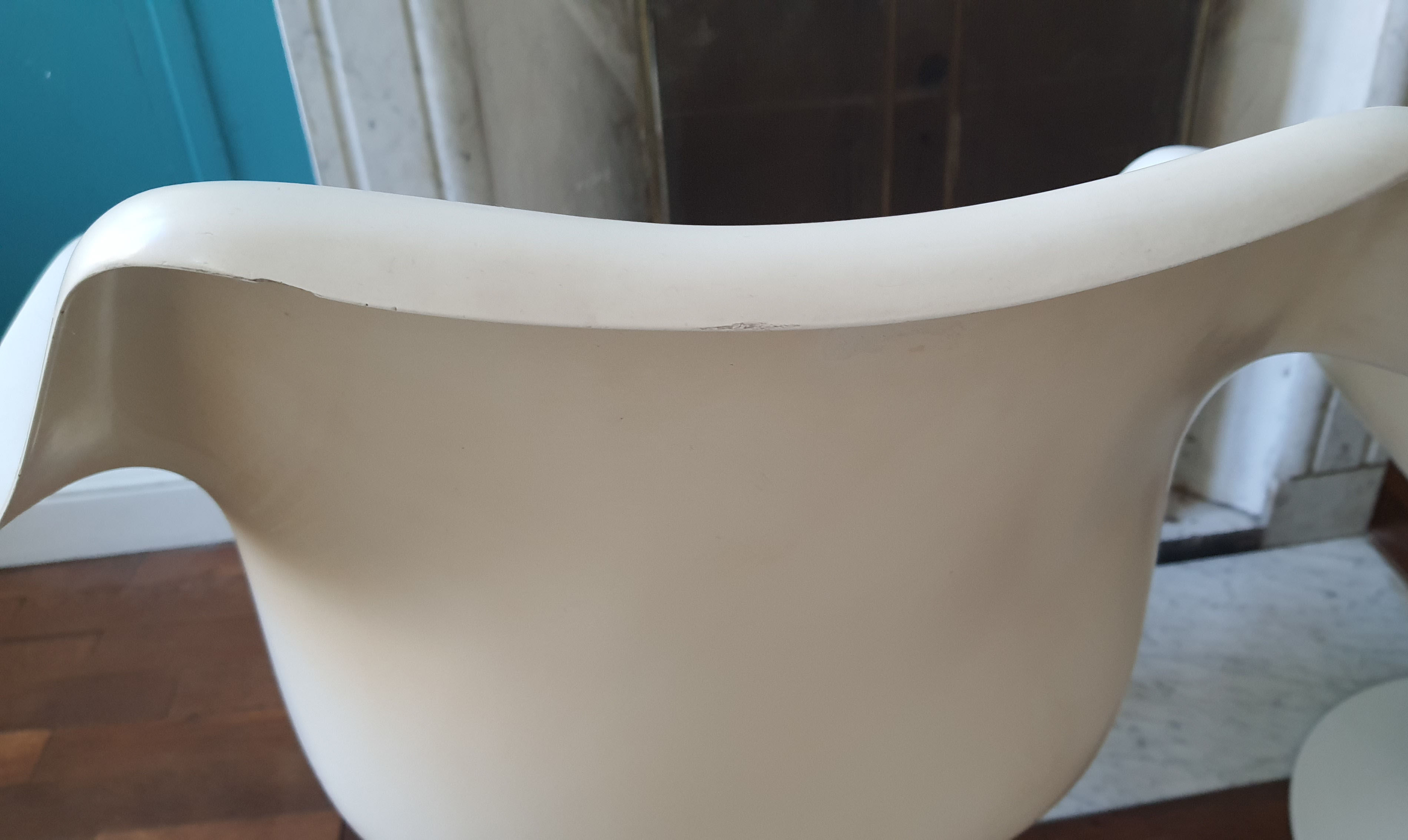 Set 4 armchairs Tulipe by Eero Saarinen Knoll International