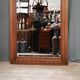 Art Deco mirror wooden surround
