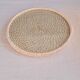 Glazed rattan tray