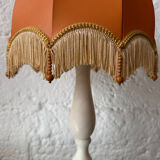 1970s alabaster column lamp