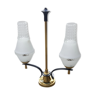 Lampe à poser, double feux, années 50