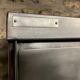 Industrial cladding furniture in brushed and patinated steel