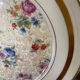 Service à dessert décor floral porcelaine de Limoges
