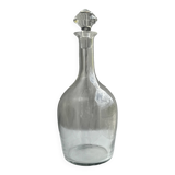 Very large glass decanter with spinning top H36