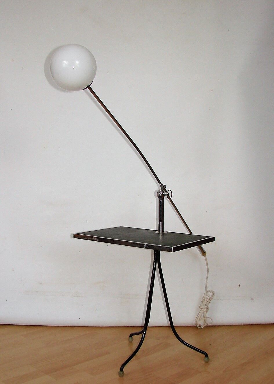 Floor lamp with table, 1960