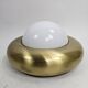 Wall lamp or ceiling lamp made of Valenti brass and frosted glass
