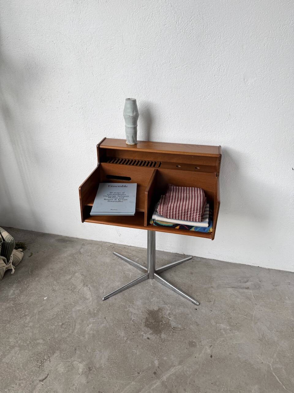 Meuble console ou petit bureau Fimsa Roma Italy teck