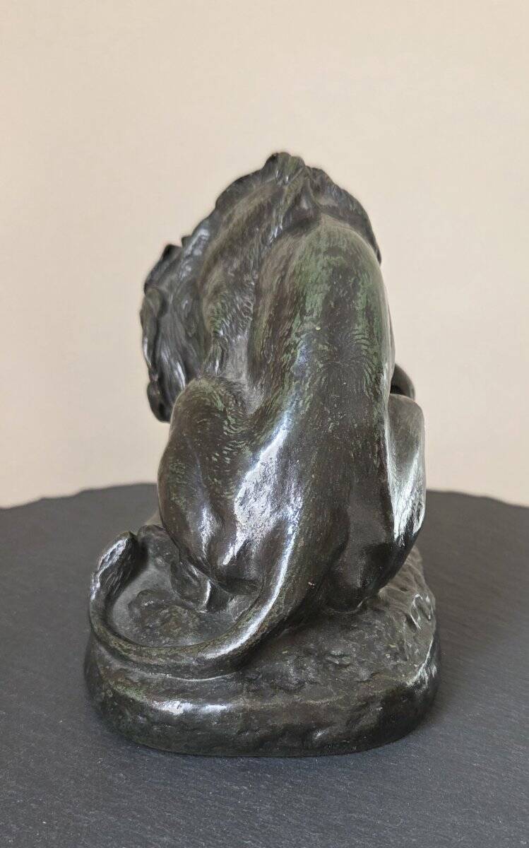 Bronze sculpture by Antonin-Louis BARYE (1796-1875)