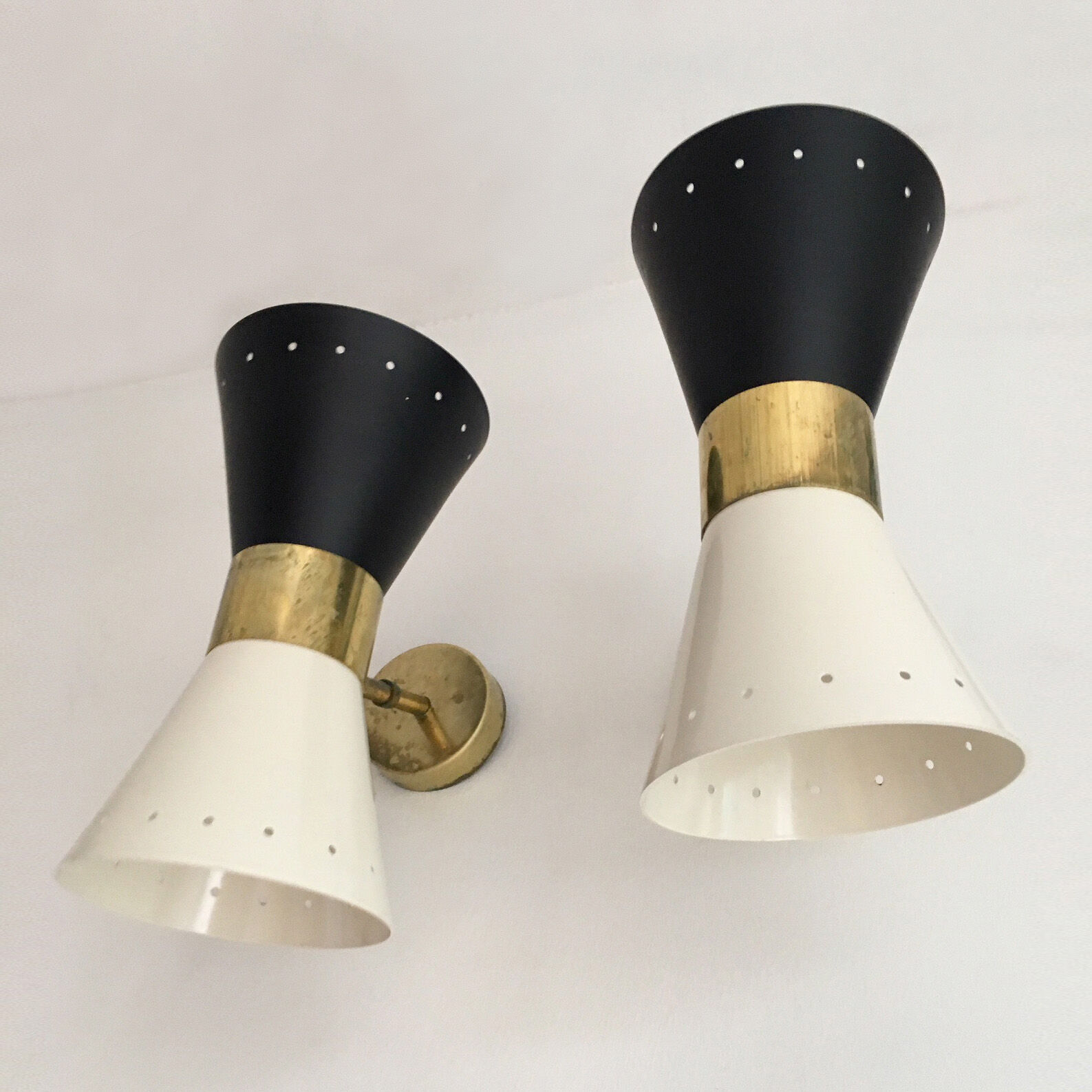 Pair of Italian design sconces 50