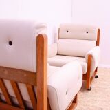 Fauteuils vintage de style scandinave, 1970'