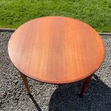 Vintage Danish Round Teak Table