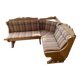 Corner bench for chalet