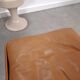 Vintage COR Swing armchair with ottoman, Reinhold Adolf, cognac leather