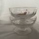 Set of 2 Baccarat crystal champagne glasses